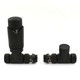 REALM-3-ST-SB - Realm Straight TRV Satin Black Wheelhead & Lockshield REALM-3-ST-SB - Realm Straight TRV Satin Black Wheelhead & Lockshield